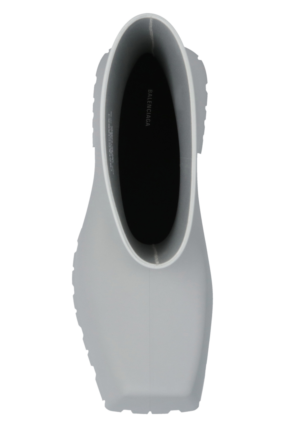 Trooper' rain boots Balenciaga - chunky leather sandals Blau